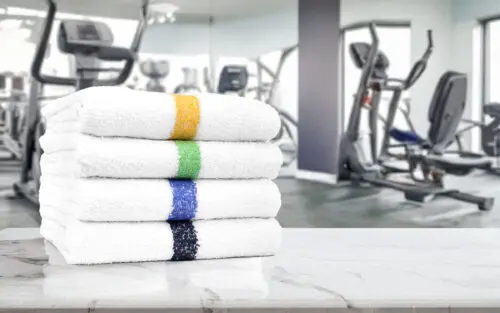 Center Stripe Gym Towels Save Time Money