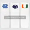 Custom Embroidery White Quarterback Football Towels 8