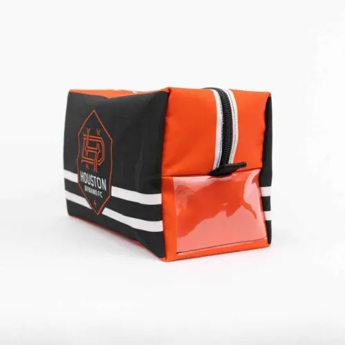 Custom Travel Toiletry Bag, Houston FC Dop Kit with Clear ID Pocket