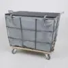 Exterior Frame Travel Laundry Cart Grey