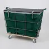 Exterior Frame Travel Laundry Cart Hunter Green