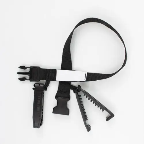 Laundry Loops Straps with Double Clip - Black