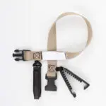 Laundry Loops Straps with Double Clip - Tan, Old Gold