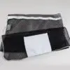 Mesh Zipper Laundry Bags Black