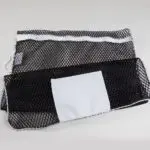 Mesh Zipper Laundry Bags Black