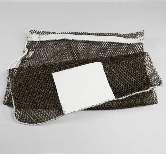 Mesh Zipper Laundry Bags Brown