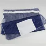 Mesh Zipper Laundry Bags Navy Blue