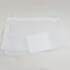 Mesh Zipper Laundry Bags White