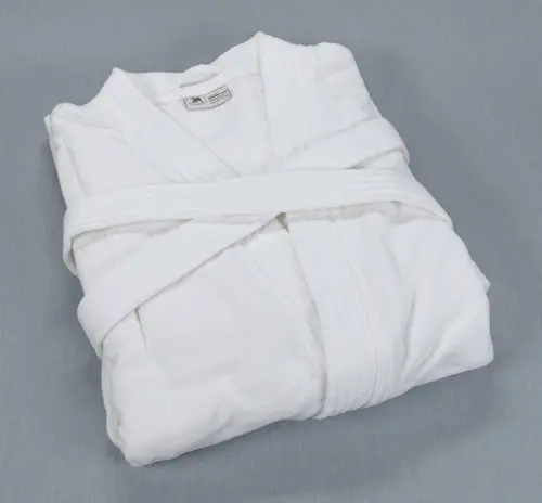 R148wht 48×60 White Kimono Velour Bathrobe