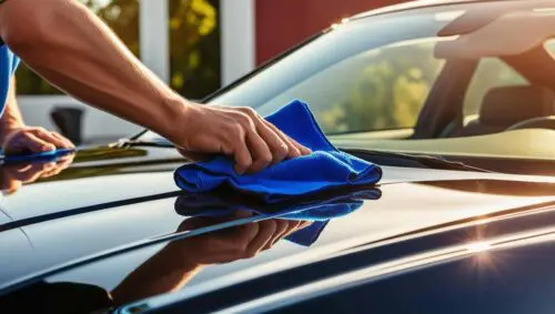 Blue Huck Towels for Car Detailing