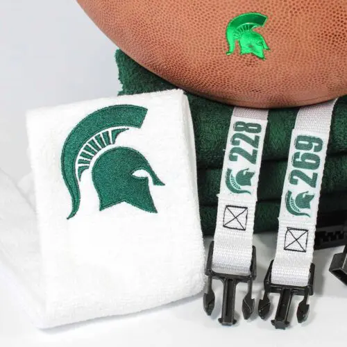 Custom Football Towels with Matching Laundry Loops