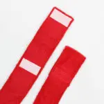 Red Football Swag Towels with Velcro; Red Swag Rags