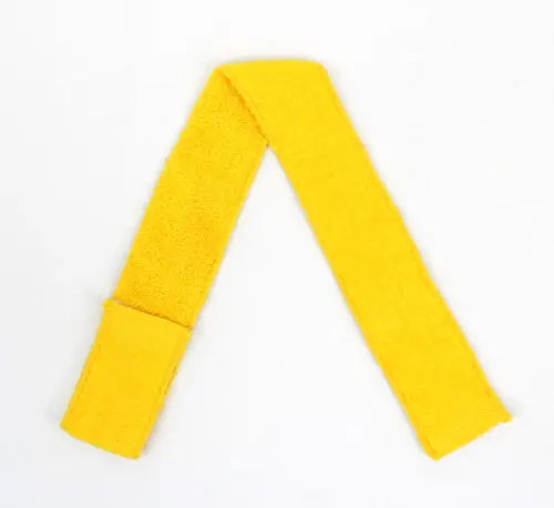 Yellow Football Swag Towels with Velcro; Yellow Swag Rags