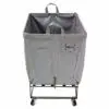 Steelecanvas Steeletex Elevated Truck 6 Bu. Grey Grey Front