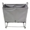 Steelecanvas Steeletex Elevated Truck 6 Bu. Grey Grey Side
