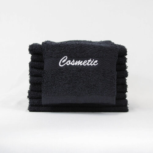 black makeup towels, black makeup remover towels, cosmetic washcloth, makeup washcloths