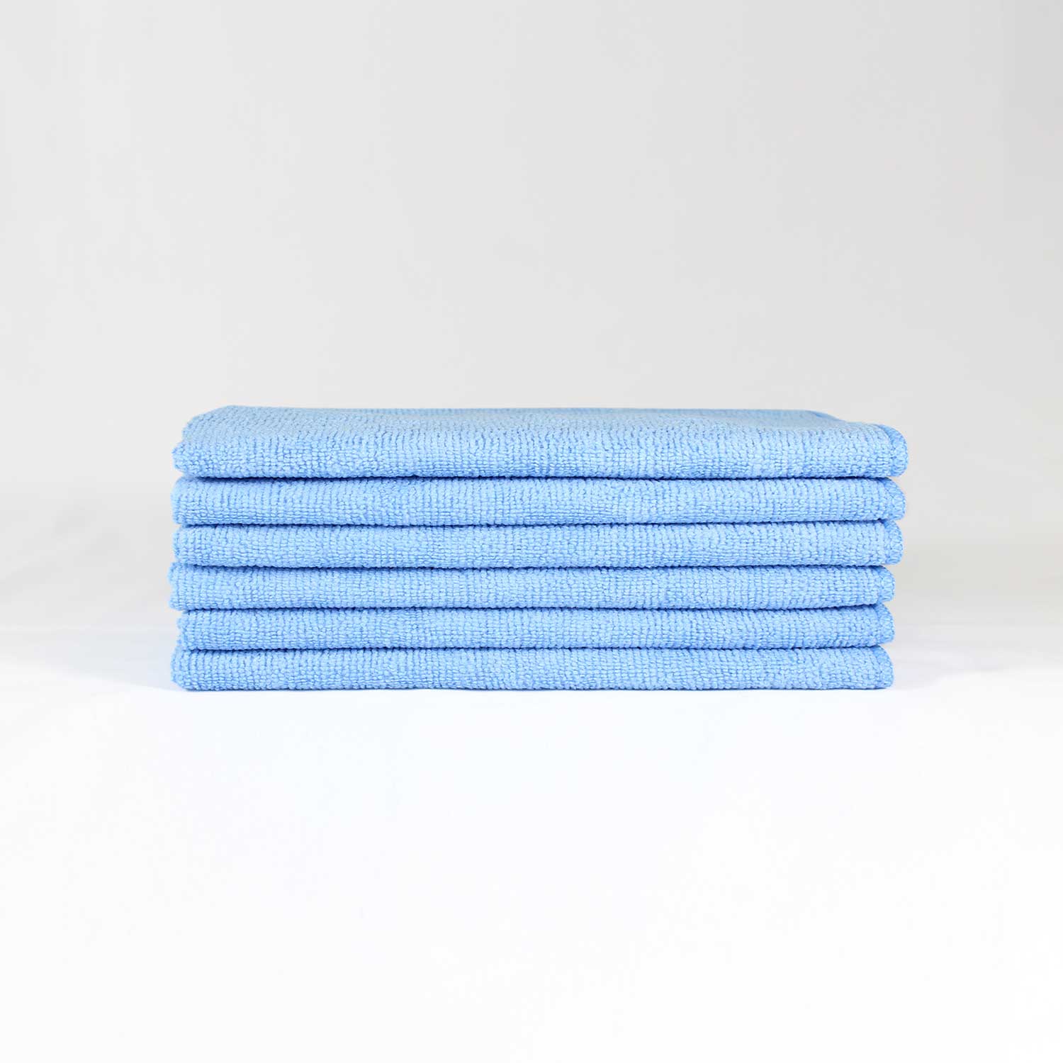 12x12 Blue Microfiber Cloth Towels 30gm 2