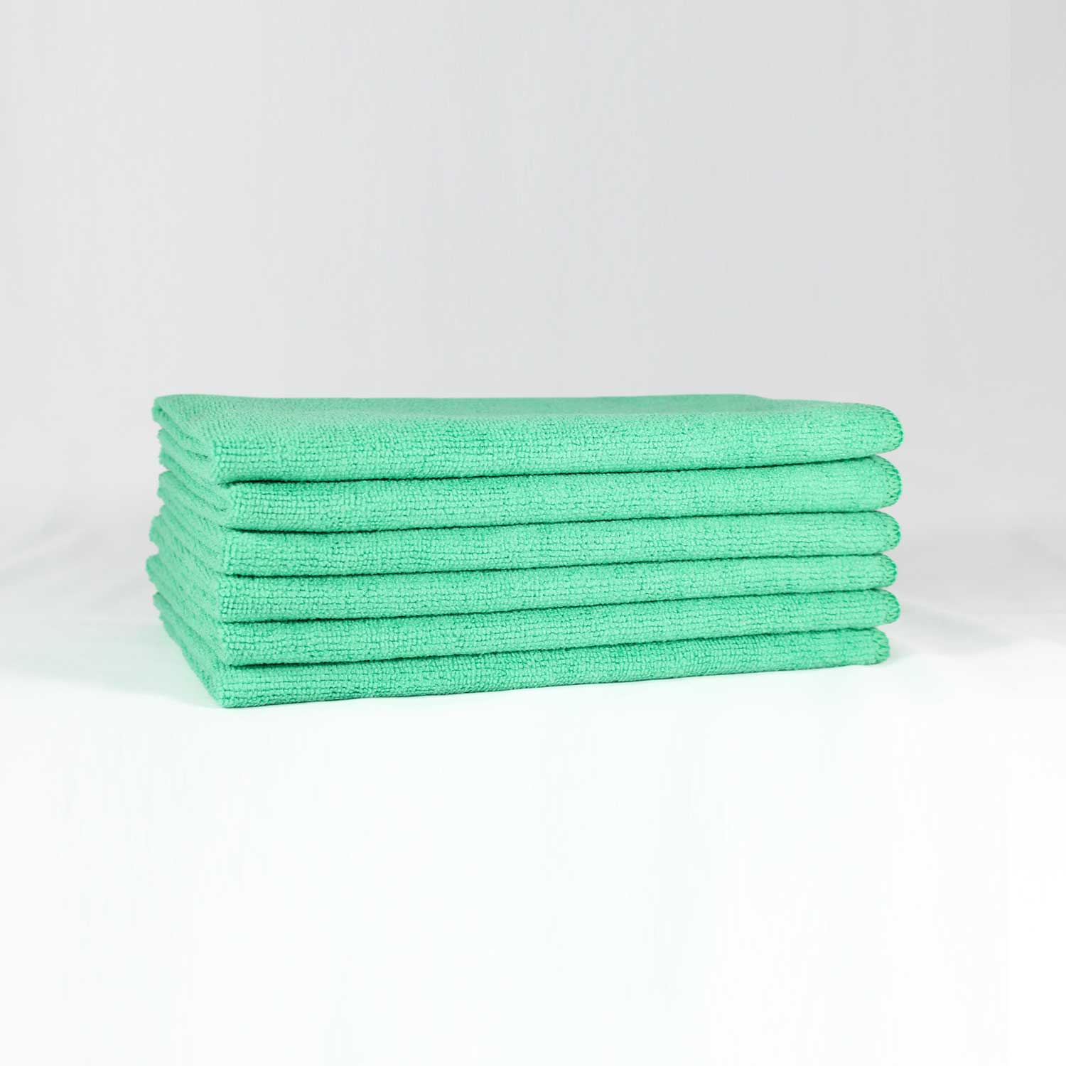 12x12 Green Microfiber Cloth Towels 30gm 1