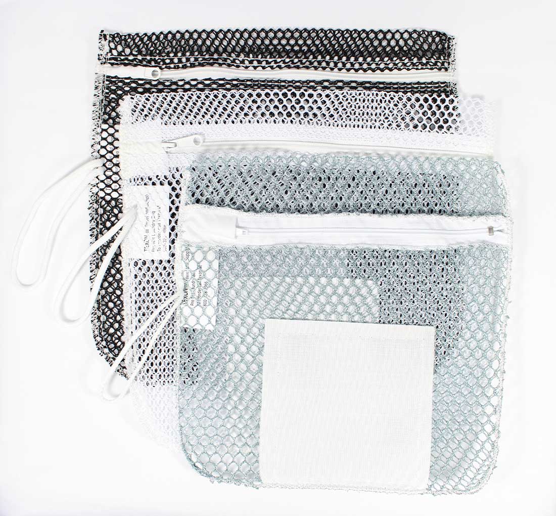 12x12 Mesh Zipper Laundry Bags