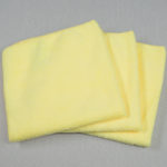 Microfiber Cloths Hand Towels 12x12 30gms Yellow