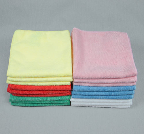 12x12 Microfiber Cloth Color Hand Towels 30gms