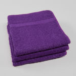 12x12 Purple Premium Washcloth Violet