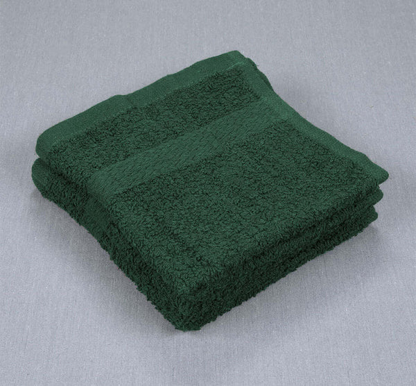 12x12 Washcloth Hunter Green