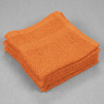 12x12 Washcloth Orange
