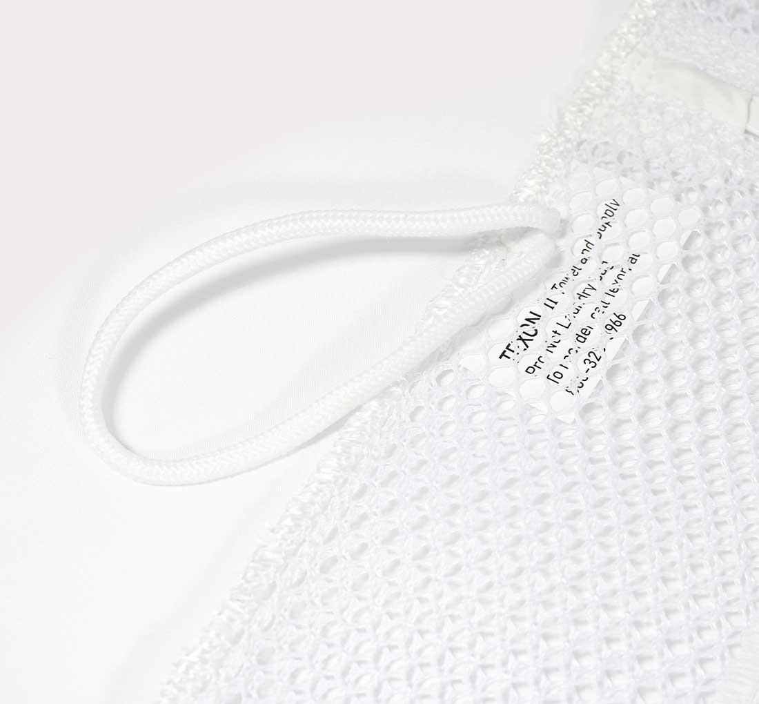 12x12 White Mesh Zipper Laundry Glove Bag 3