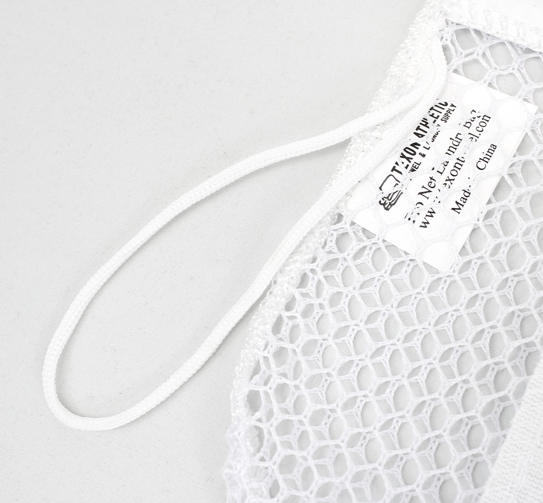 12x12 Mesh Zipper Laundry Bags; White Mesh Glove Bags