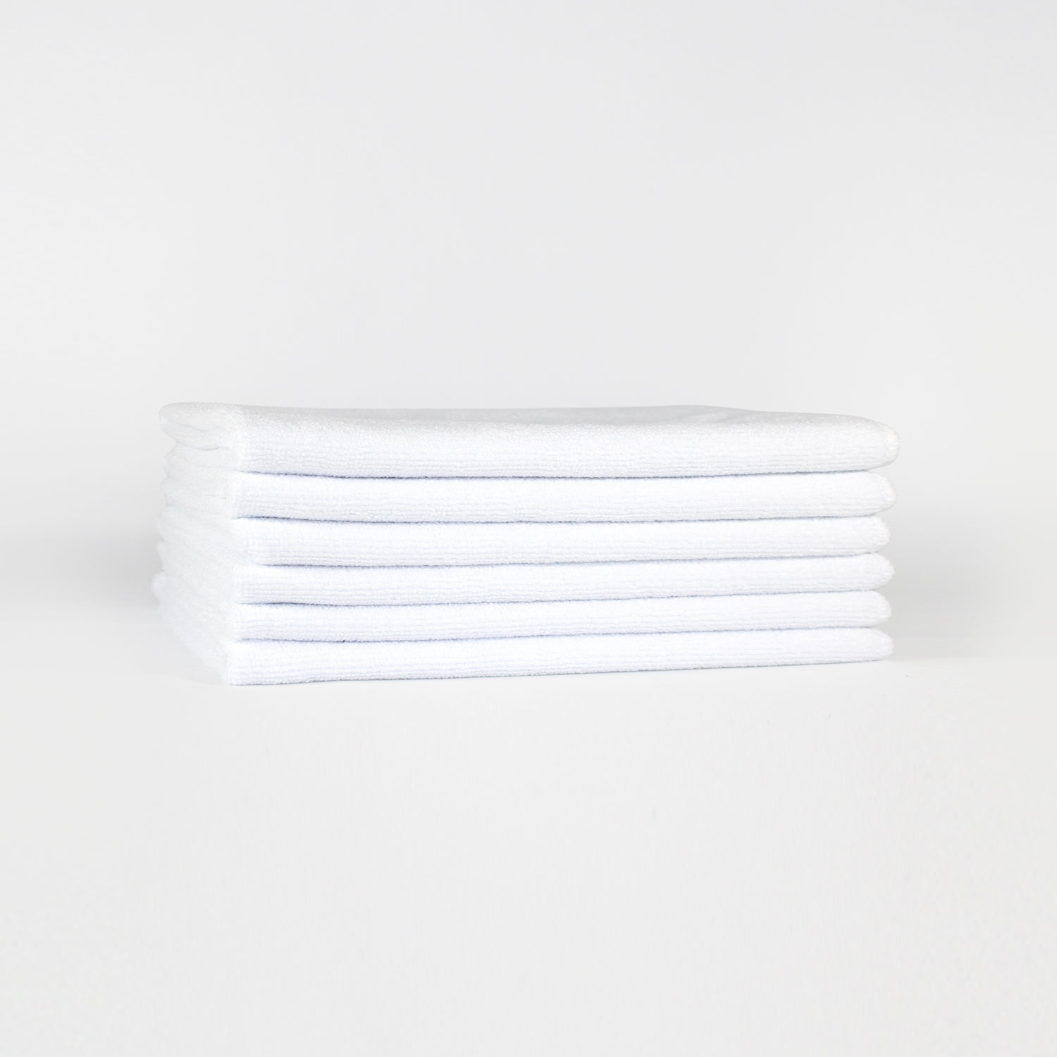 12x12 White Microfiber Cloth Towels 30gm 1