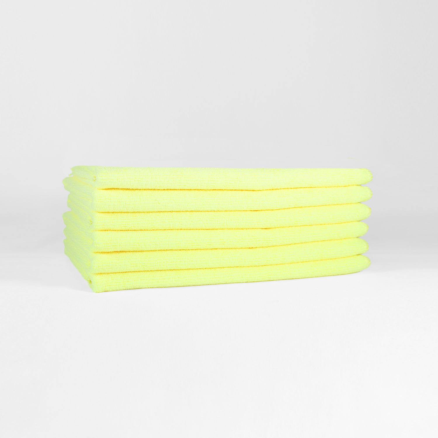 12x12 Yellow Microfiber Cloth Towels 30gm 1