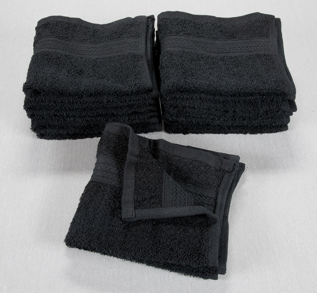 13 x 13 Premium Color Washcloths 1.50 lb/dz Texon Athletic Towel