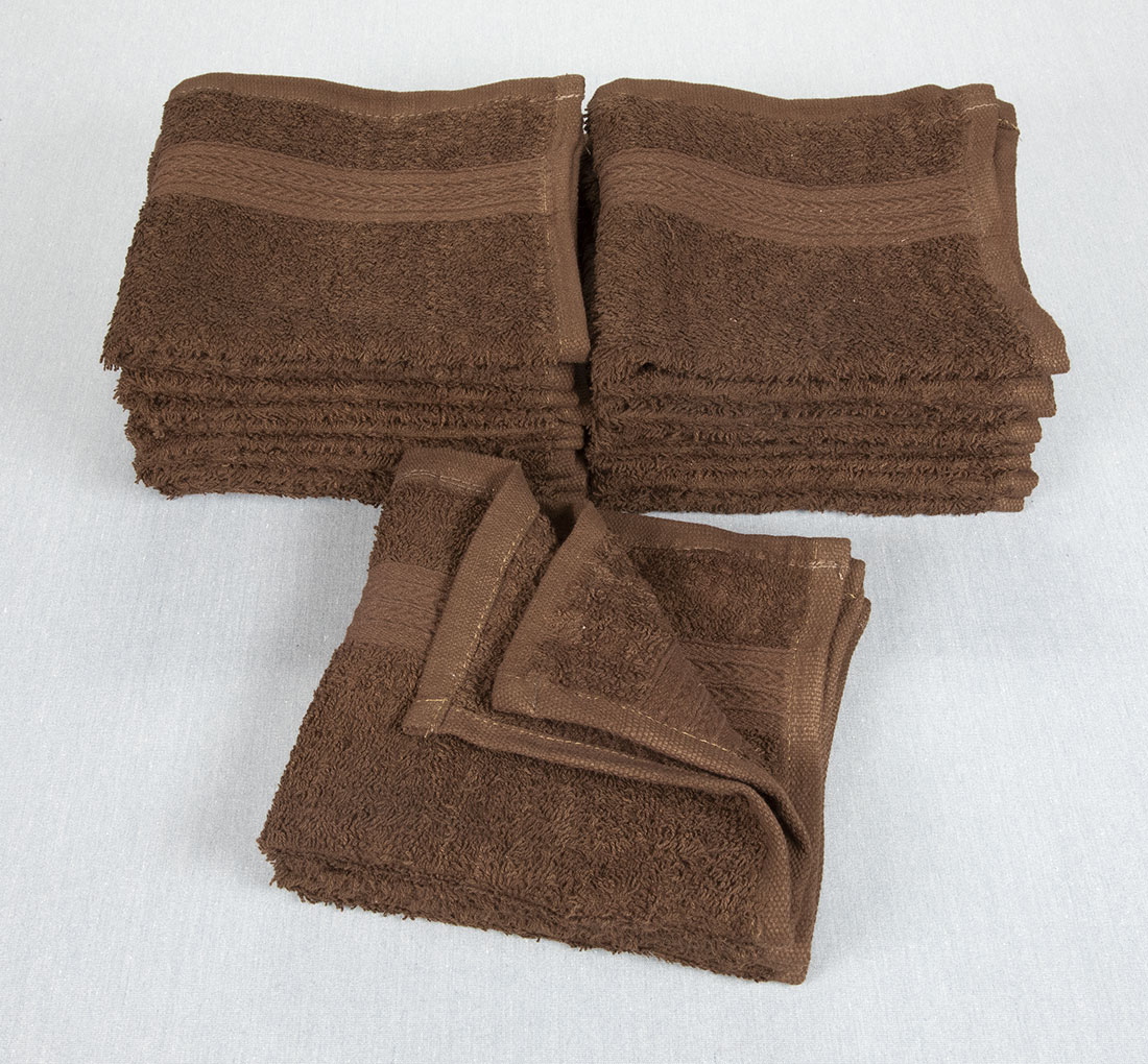 13x13 1.50 Washcloth Brown