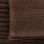 Brown washcloths, 13 x 13, High Quality, wholesale, bulk, wash cloths