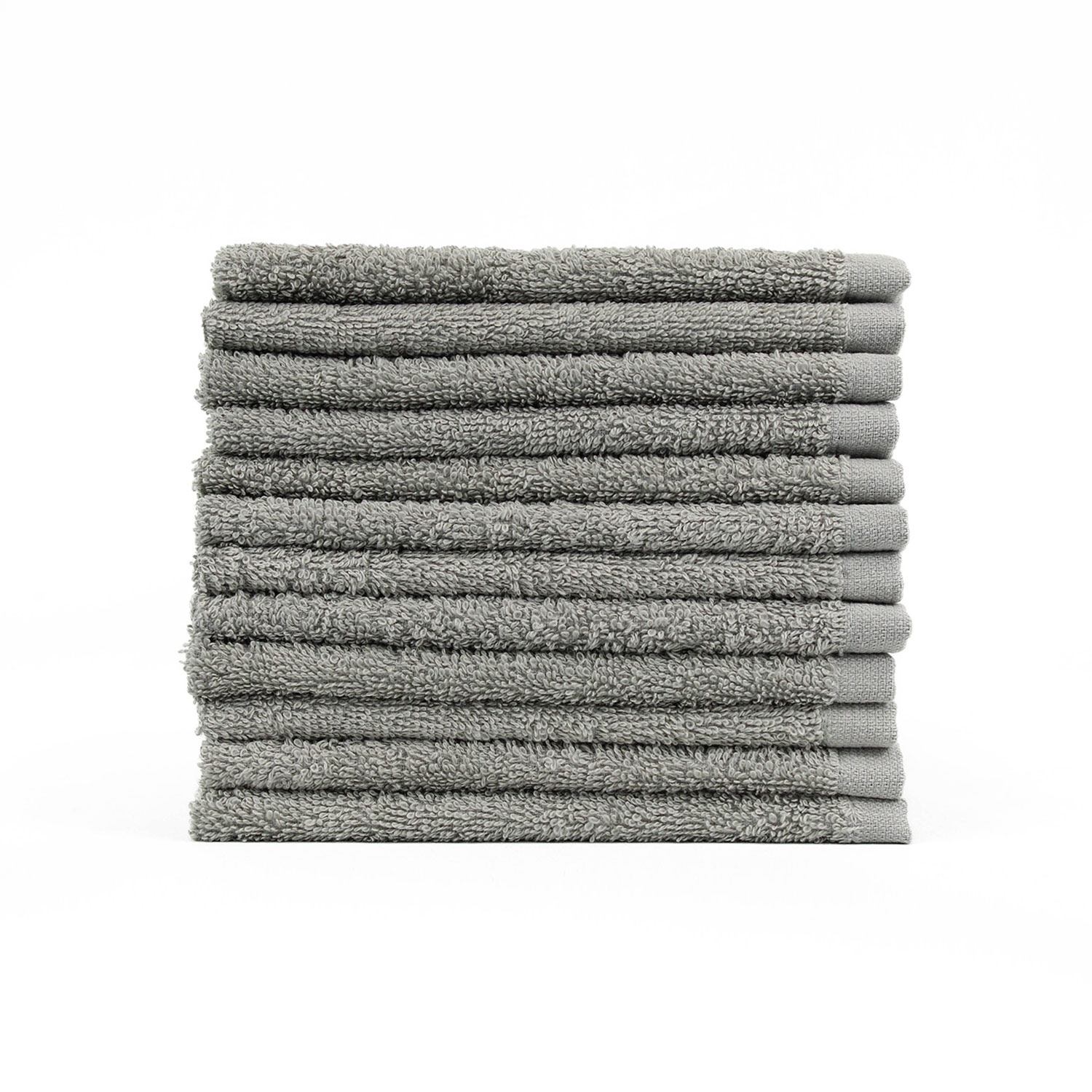 Grey washcloths, 13 x 13, High Quality, wholesale, bulk, wash cloths