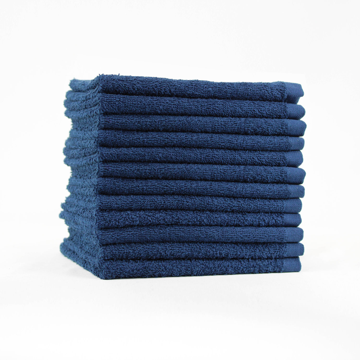 Navy washcloths, 13 x 13, High Quality, wholesale, bulk, wash cloths