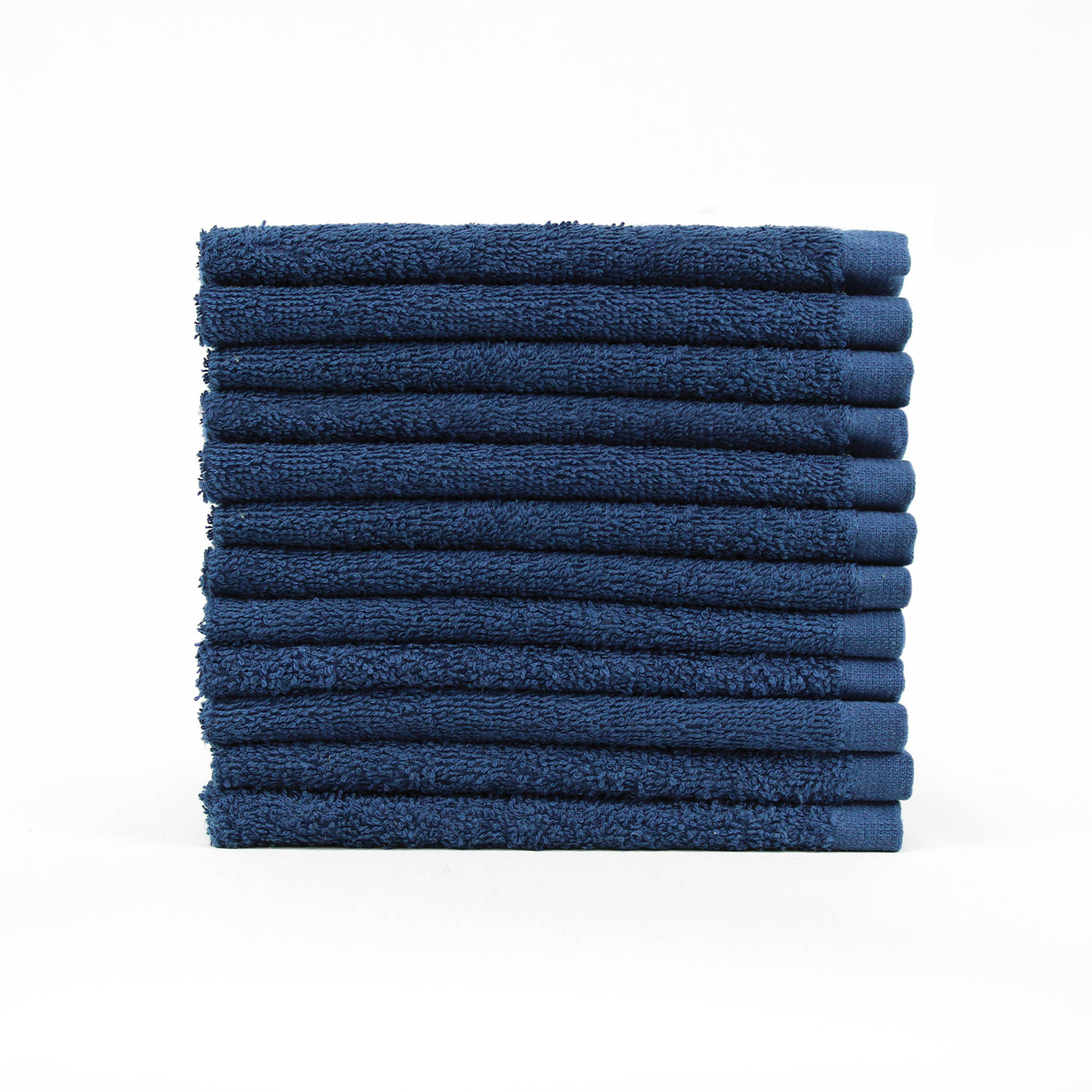 Navy washcloths, 13 x 13, High Quality, wholesale, bulk, wash cloths