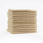 Tan washcloths, 13 x 13, High Quality, wholesale, bulk, wash cloths, beige wash cloths