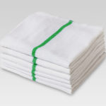 Microfiber Bar Mops 15x18 Green Stripe