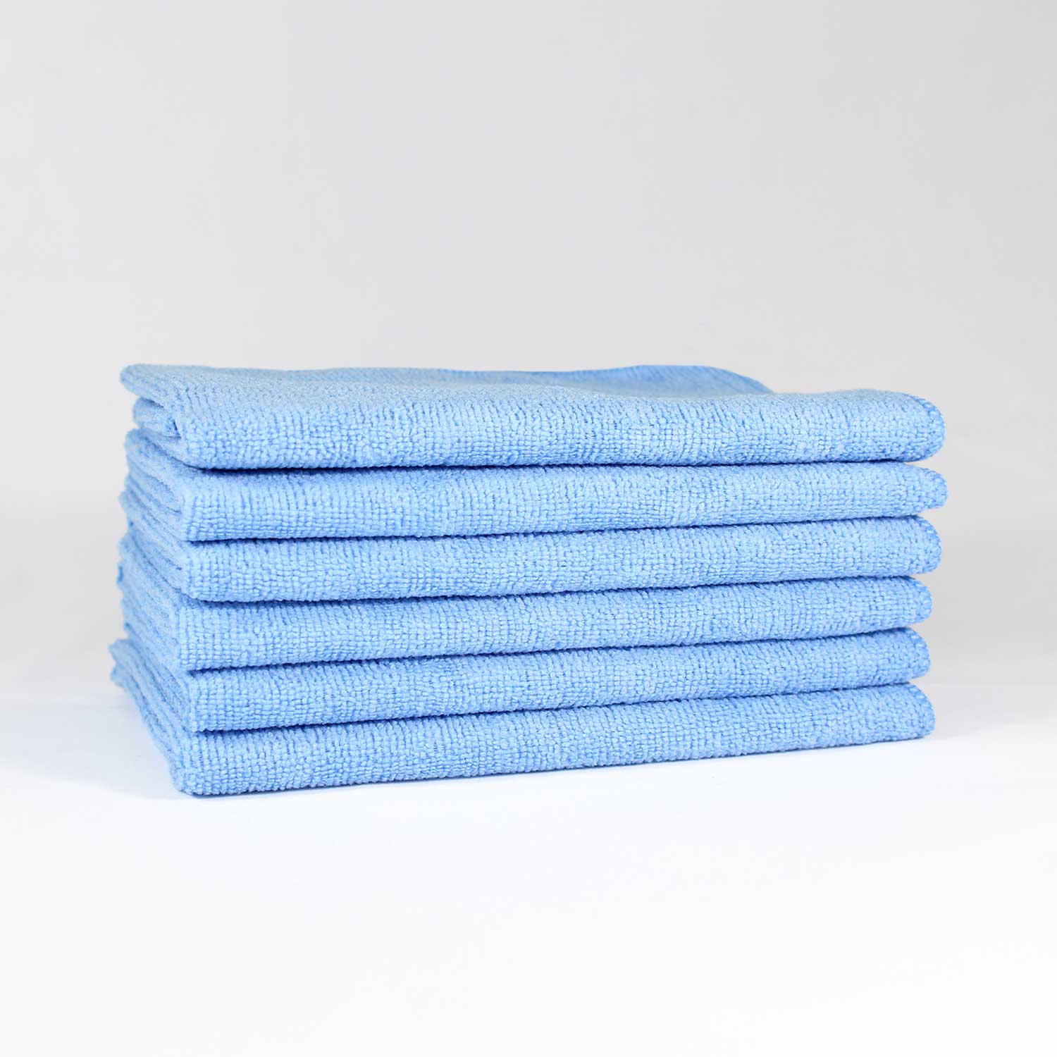 16x16 Blue Microfiber Cloth Towels 49gm 1
