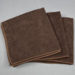 16x16 Microfiber Cloth 45g Brown Towels