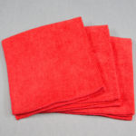 16x16 Microfiber Cloth 45g Red Towels