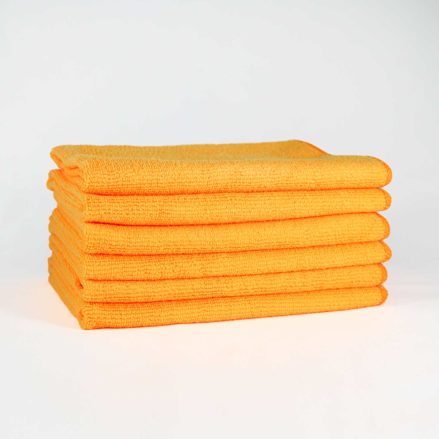 16x16 Orange Microfiber Cloth Towels 49gm 1
