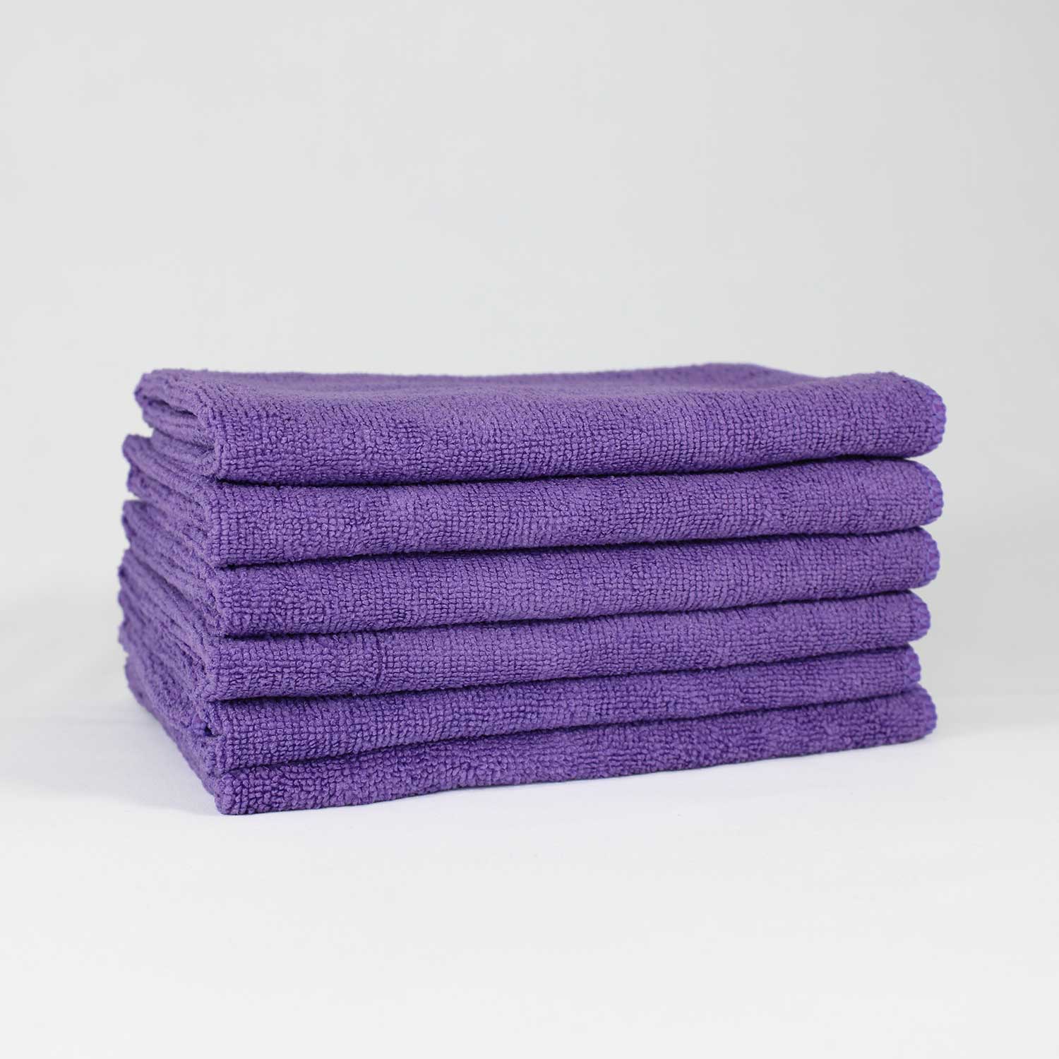 16x16 Purple Microfiber Cloth Towels 49gm 1