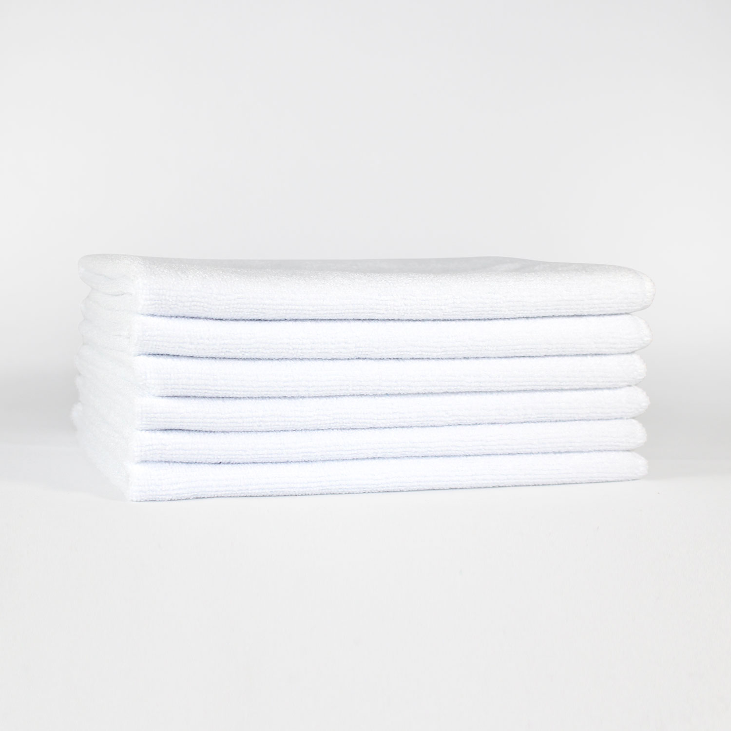 16x16 White Microfiber Cloth Towels 35gm 1
