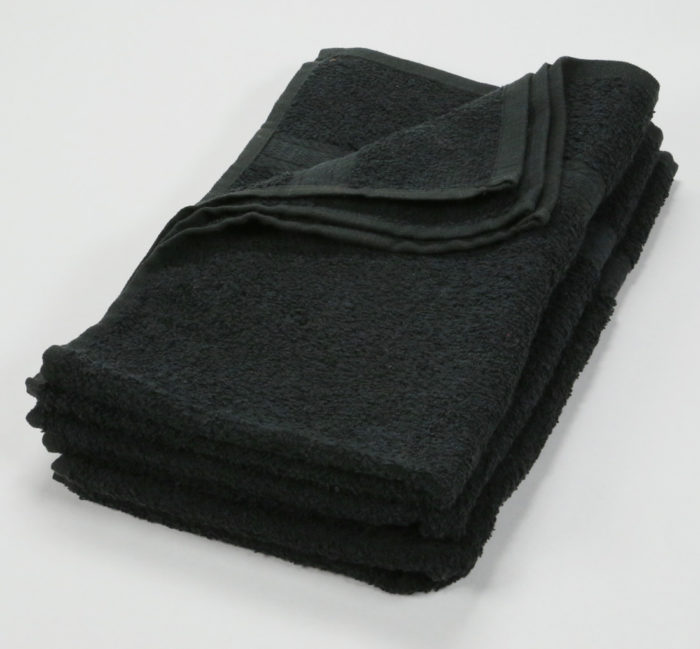 16x27 Color Towel Black