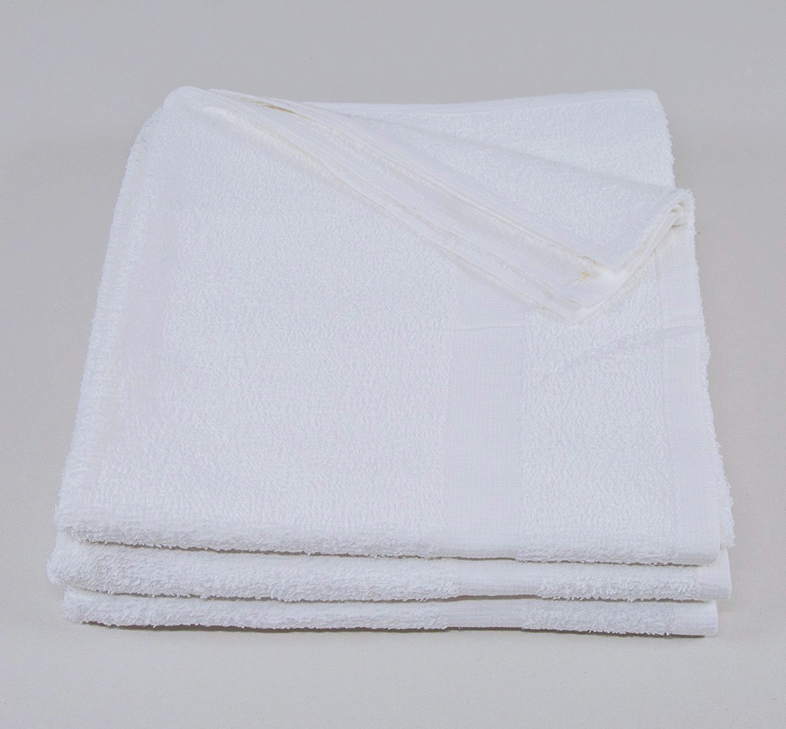 Bar Mop Towels| White with Stripe| Buy in Bulk-Ships Today - Wholesale  Towel, Inc.