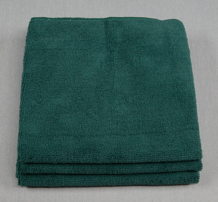16x27 Microfiber 80g Hunter Green Towels