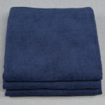 16x27 Microfiber 80g Navy Blue Towels